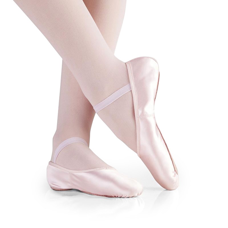 Zapatillas de Ballet Rosa Media Punta para Niña